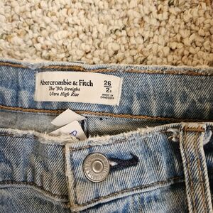 Abercrombie & Fitch Light Blue High Rise Jeans